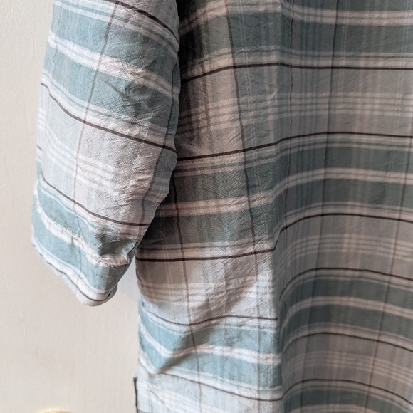 EUC Charter Club Woman 100% Silk Ladies Button Down Shirt Size 1X - Picture 2 of 6